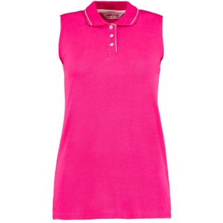 Kustom Kit KK730 100% Cotton Women's Sleeveless Polo Shirt 210gsm